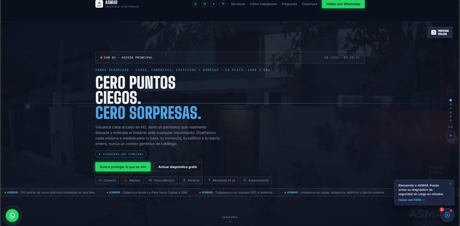 Web de ASMAR Seguridad
