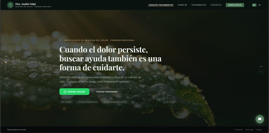 Web de Dra. Analía Volpi